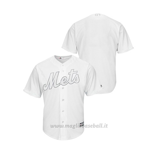 Maglia Baseball Hombre New York Mets 2019 Players Weekend Replica Majestic Bianco